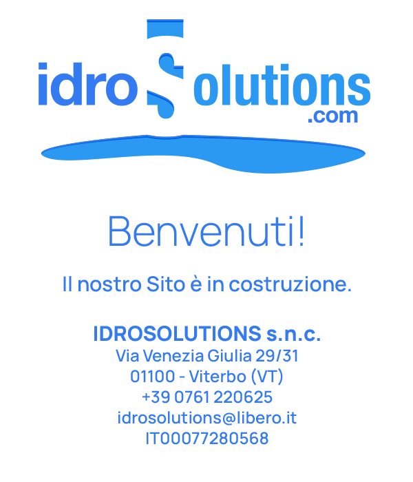 Idrosolutions.com | Sito Web in costruzione